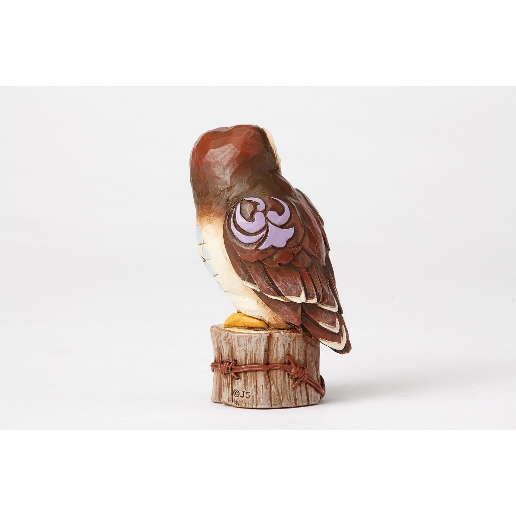 Jim Shore JS Fig - Mini Owl on Stump
