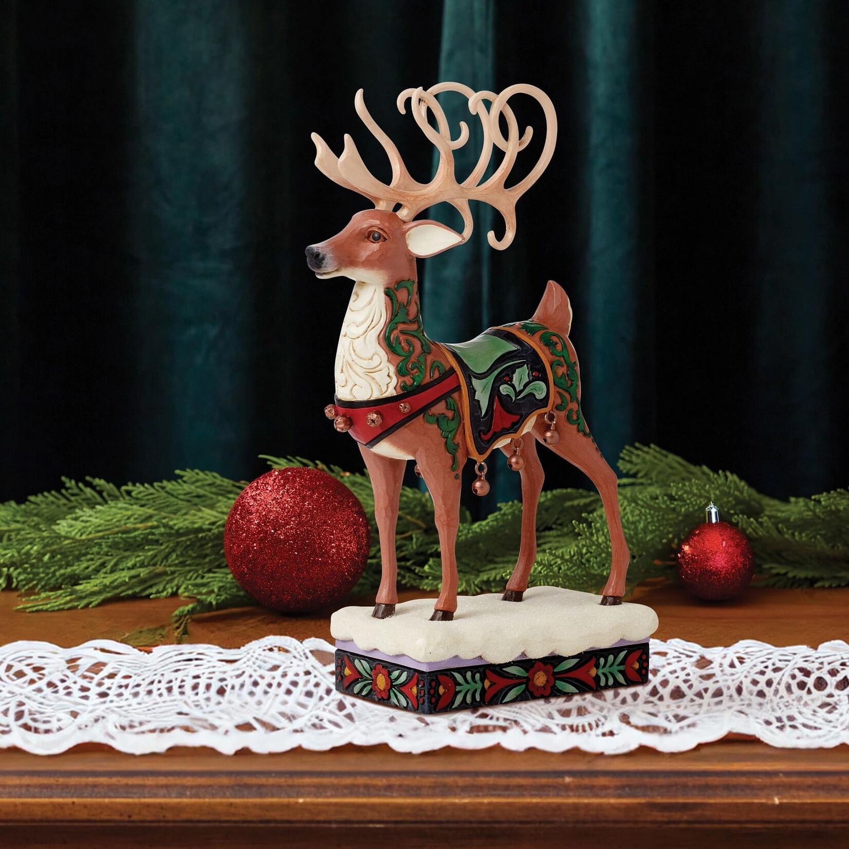 Jim Shore JS Fig - Christmas is the Deer-est
