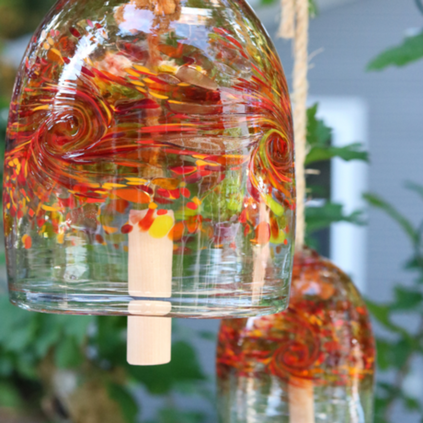 Kitras Art Glass Bell - The Elements -