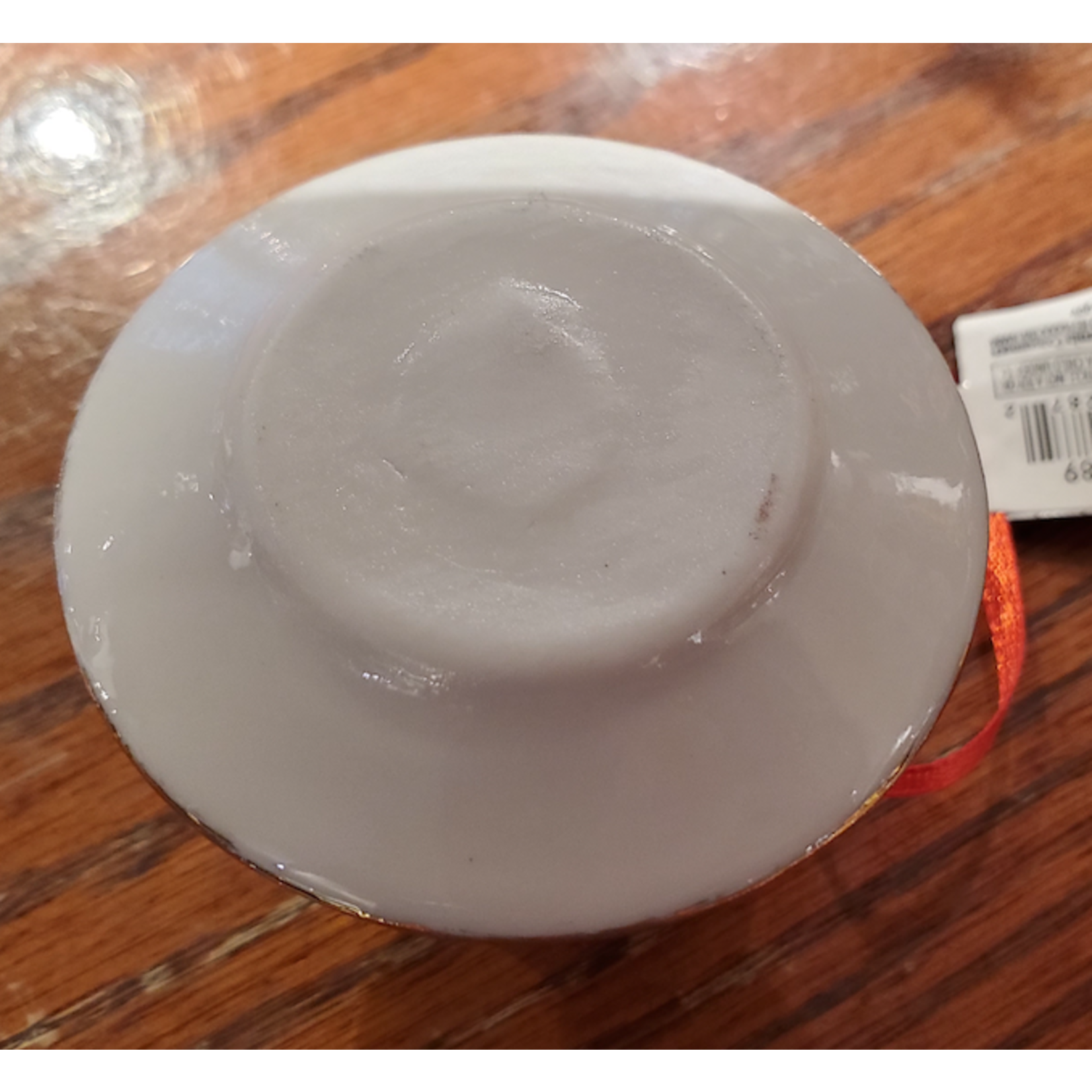 Kurt Adler Ornament - Tea Cup - Holly