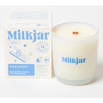 Milk Jar Candle Co Candle - Fresh Laundry (Rain, Cotton, Vanilla)