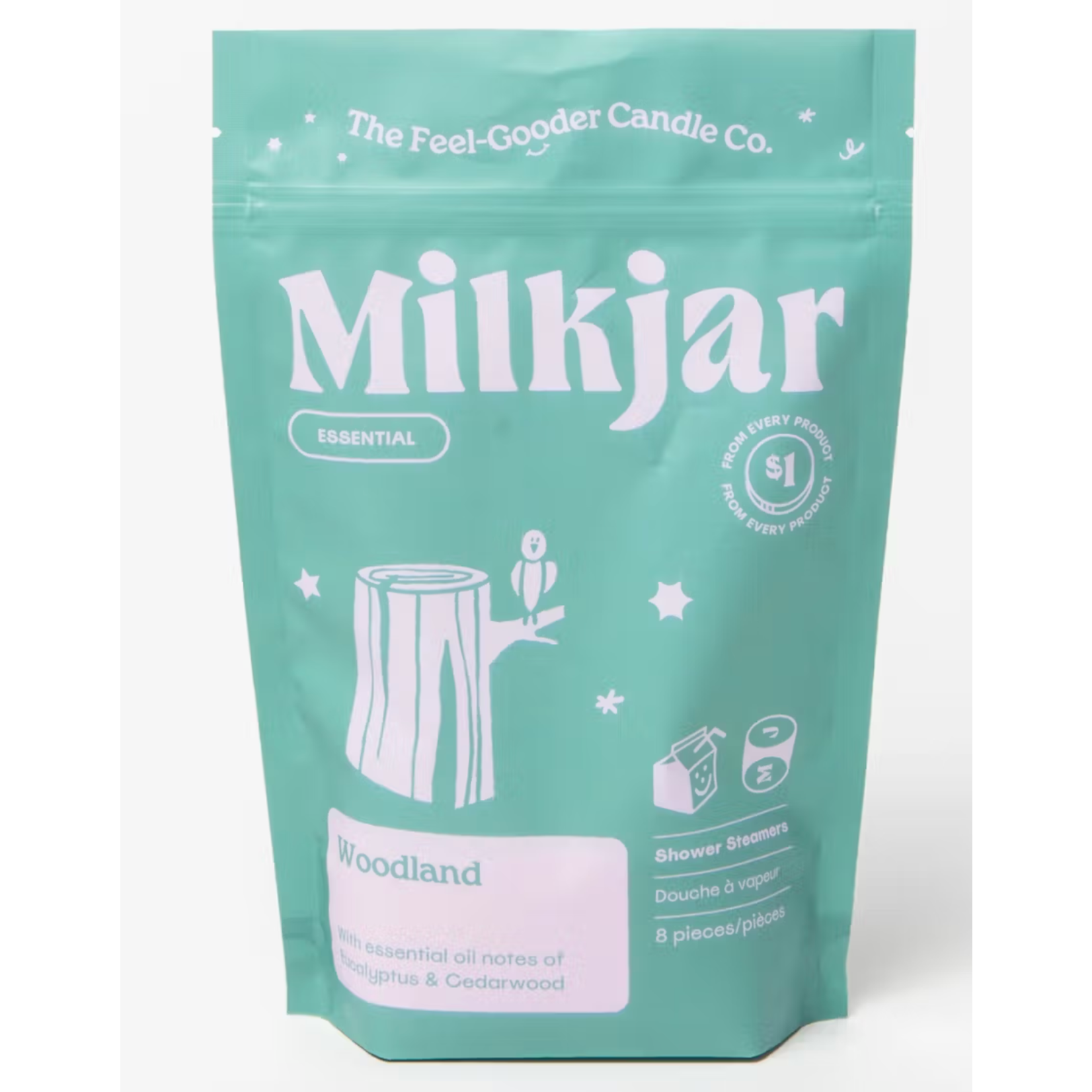 Milk Jar Candle Co Shower Steamers - Woodland