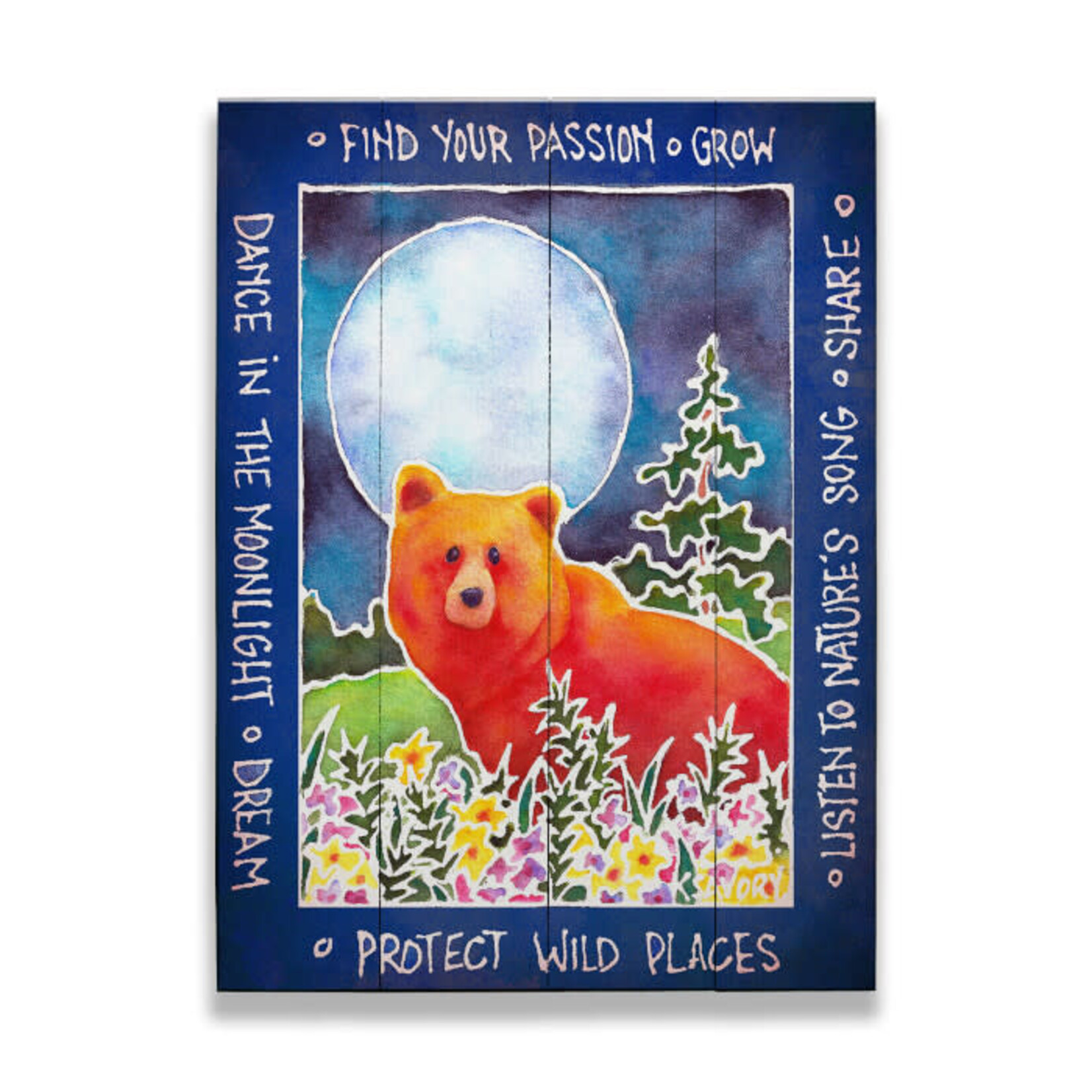Wood Sign - Full Moon Solstice