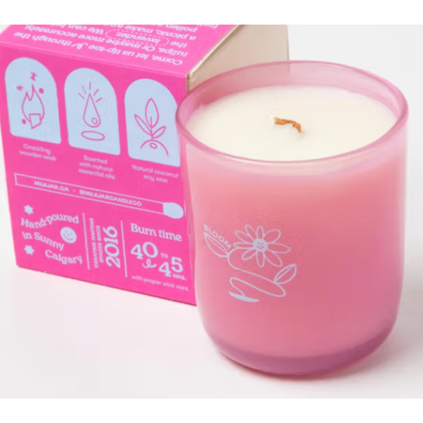 Milk Jar Candle Co Candle - Bloom (Lavender, Ylang-Ylang, Vetiver)