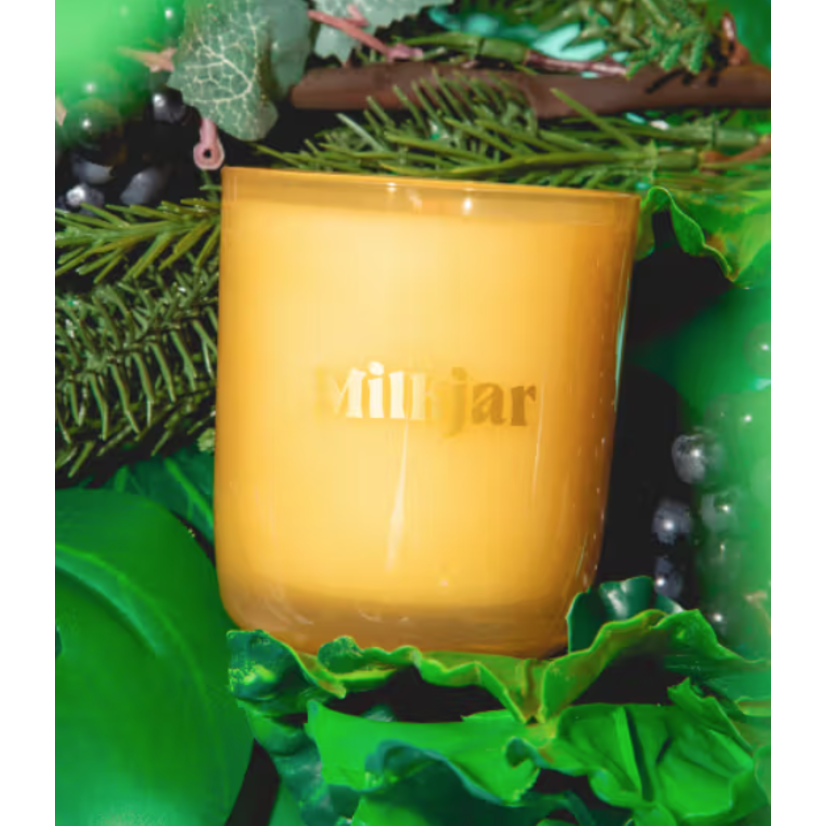 Milk Jar Candle Co Candle - Garden State (Cedar & Cassis)