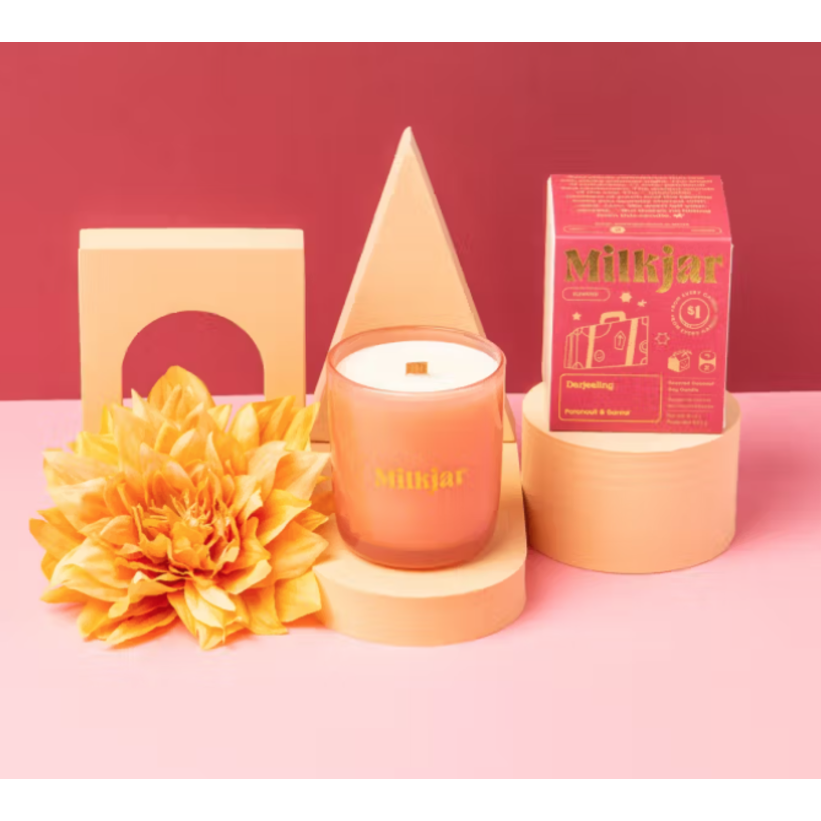 Milk Jar Candle Co Candle - Darjeeling (Patchouli & Santal)