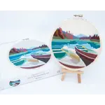 Anna Angiel Embroidery Kit - Boats