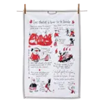 Sa Boothroyd Gallery Tea Towel - Canada Facts (French)