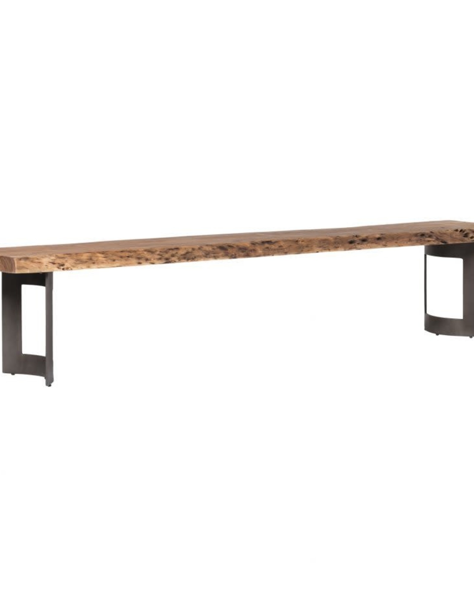 Moes Home Collection Moes Bent Bench Extra Small Smoked VE - 1038 - 03