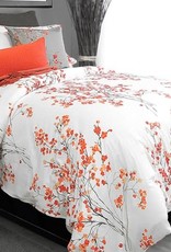 Alamode Home Duvet Cover RJS Brielle Queen w / shams