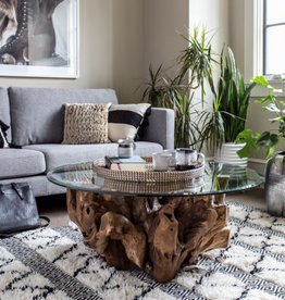 Style In Form CoffeeTable SIF Natura Root ( add glass ) 48"