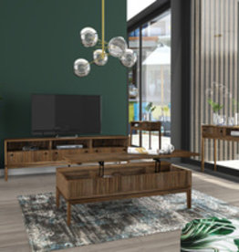 LH Imports LH West Coffee Table Storage