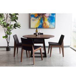 Moes Home Collection Moes Deco Dining Chair Ebony PVC BC-1016-48