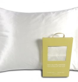 Alamode Home Pillow Case Silk RJS King White ( Single )