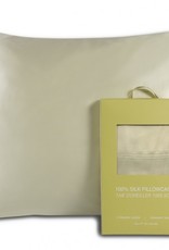 Alamode Home Pillow Case Silk RJS Queen Ivory ( Single )