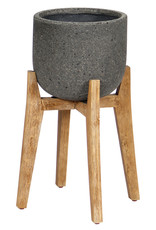 LH Imports Planter LH Round Standing Pot Small PAT011-S