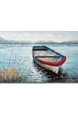 Art Oil CJ Boat on Lake  WX309200