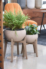 LH Imports Planter LH Large Urn with Stand PAT014-L