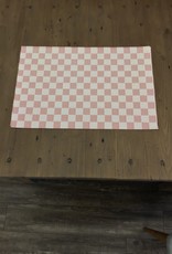 Placemat Harman Vinyl Red White Check