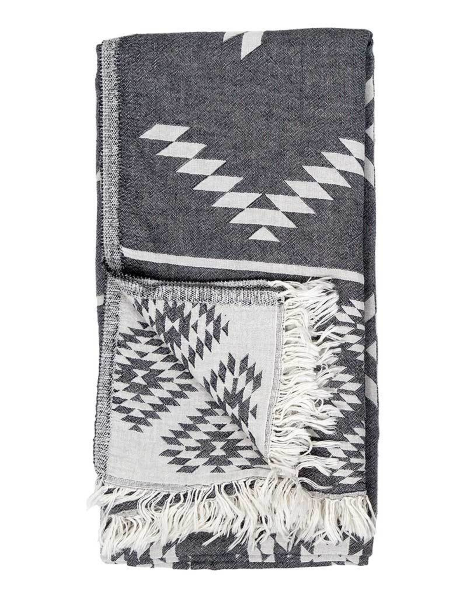 Pokoloko Turkish Towel Pokoloko Geometric Black TTGE2