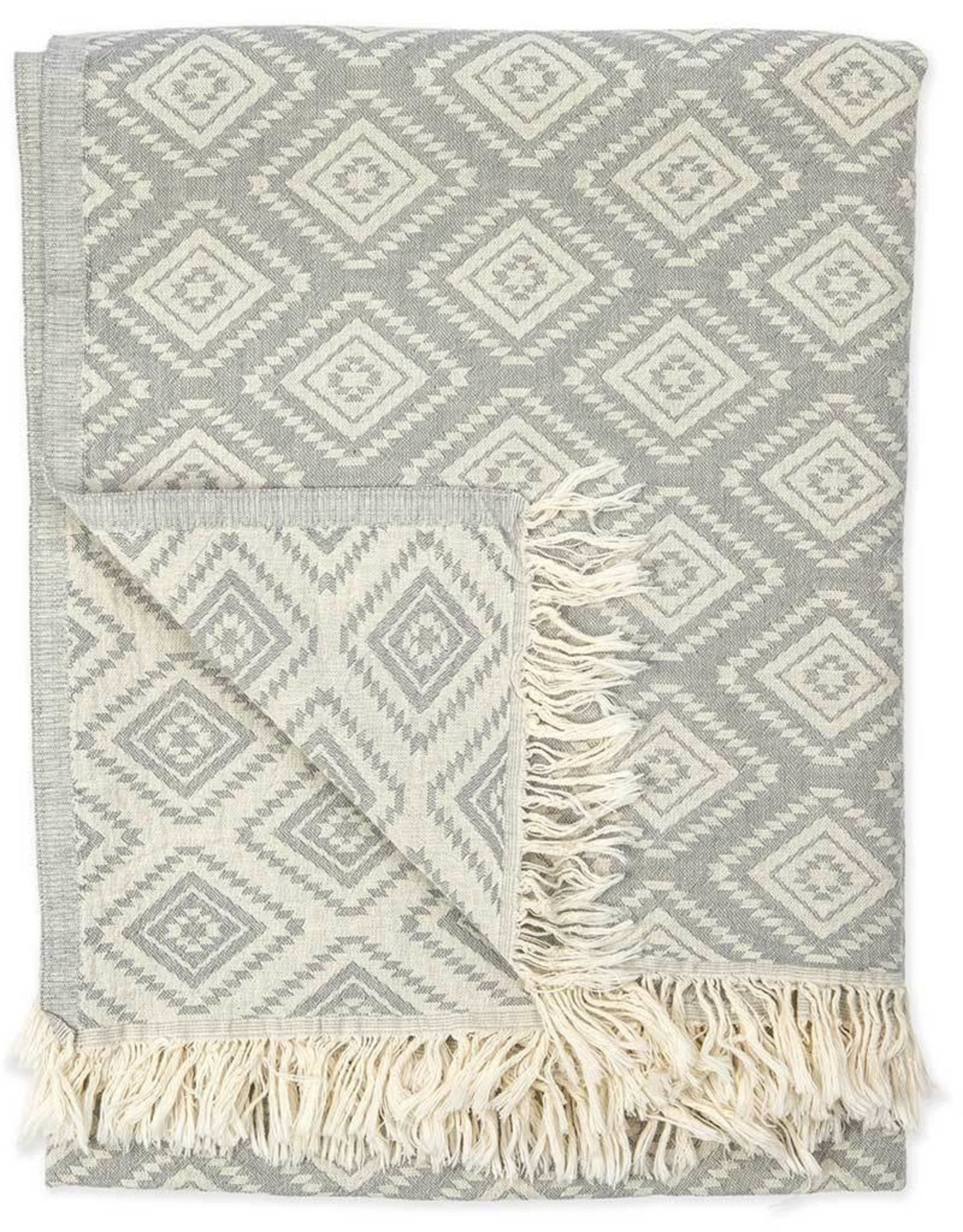 Pokoloko Turkish Towel Pokoloko Pyramid Light Grey TTPE2