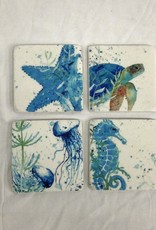 Coasters Ganz Blue Sea S/4 CB172279