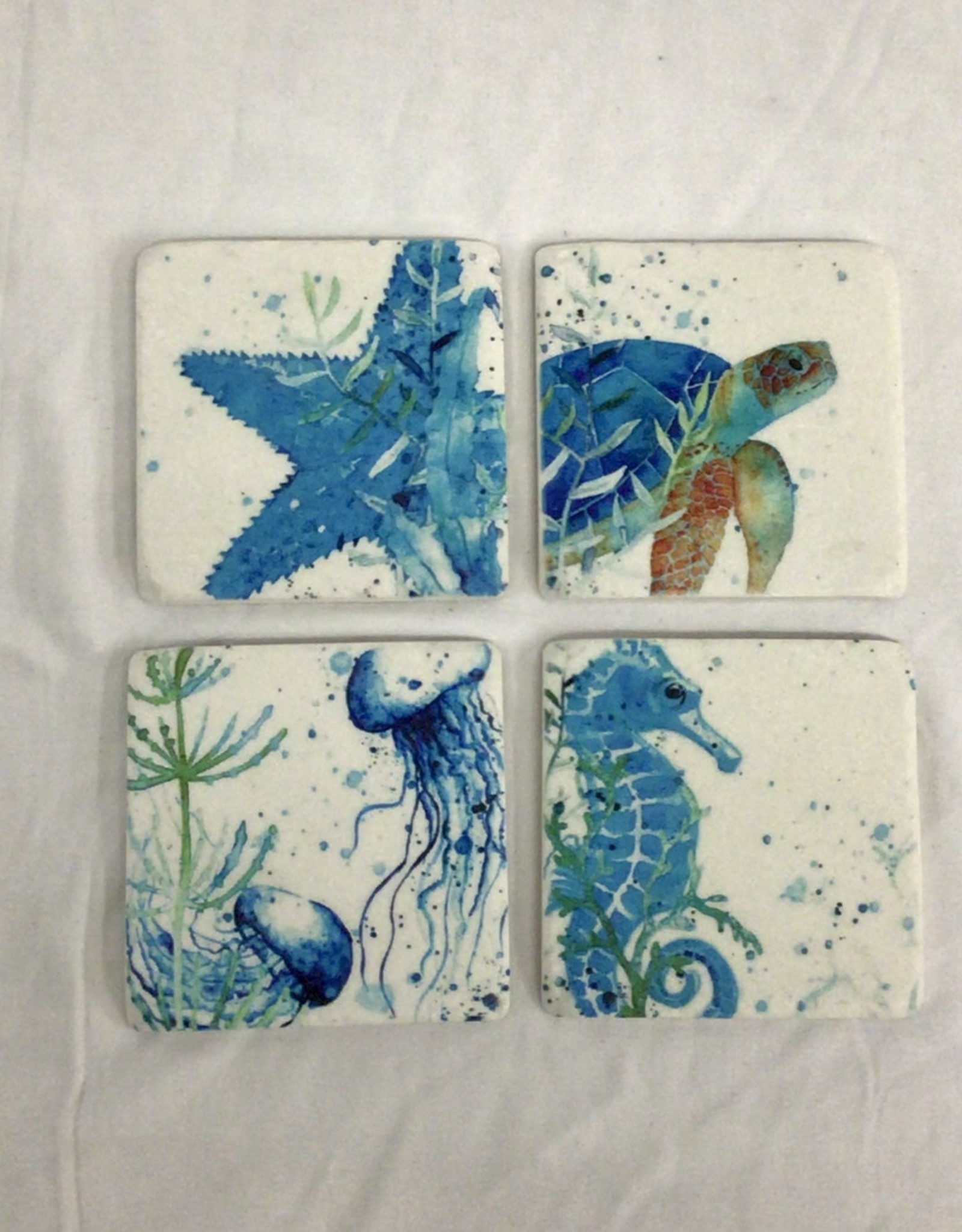 Coasters Ganz Blue Sea S/4 CB172279