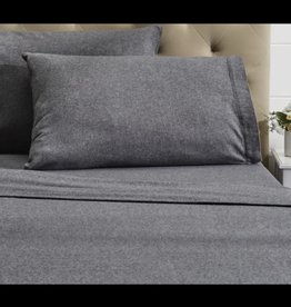 Intermark Sheets Dormisette Flannel Queen Grey Flat