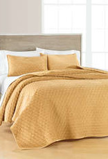 Peace Arch Quilt Sets Peace Arch Medallion Mustard 60962 Queen**