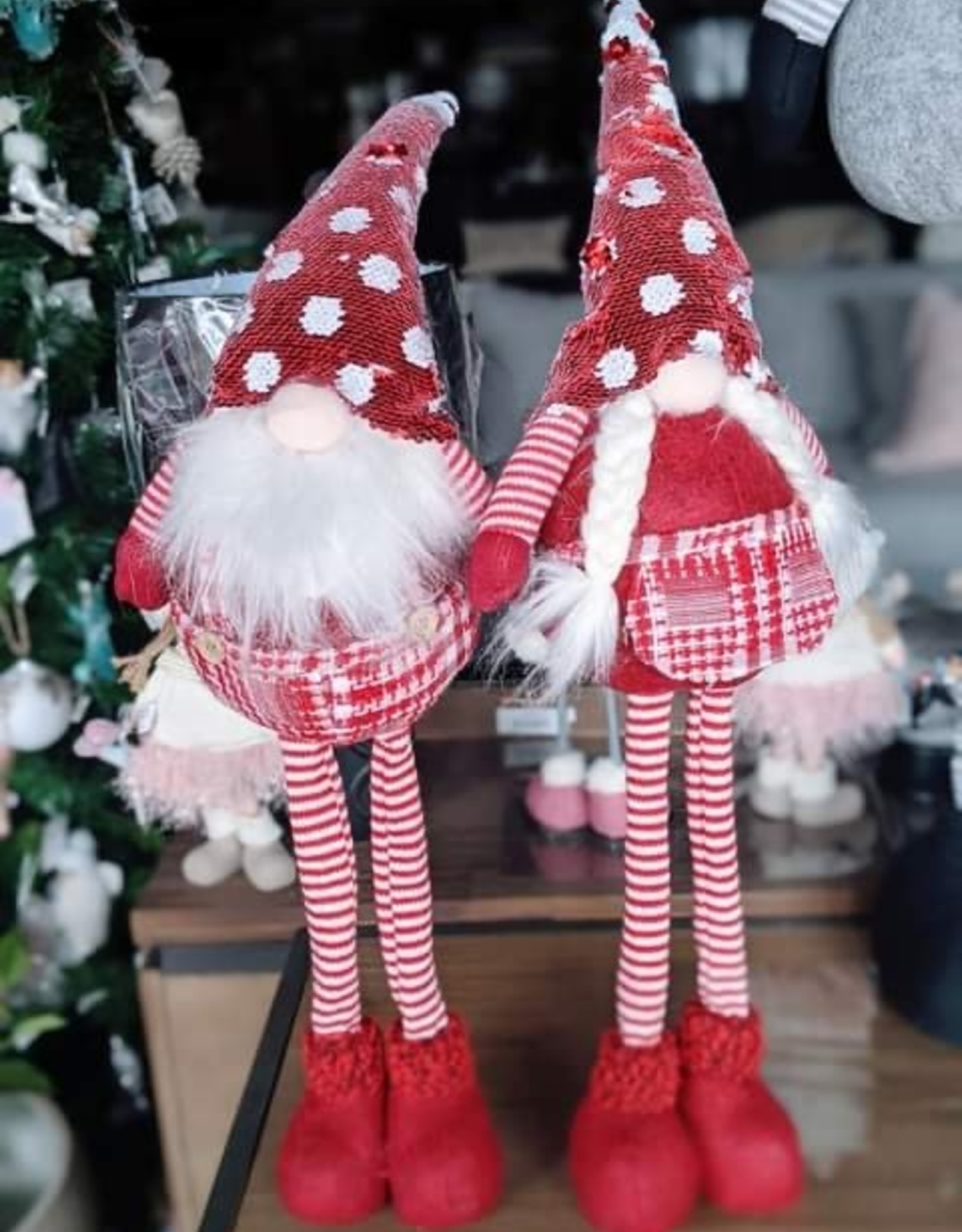 Xmas CT Santa / Snowgirl Sequins Q0932