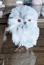 Xmas CT White/ Silver Baby Owl Q457