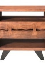 Moes Home Collection Moe's Hettie Floating Nightstand Dark Brown