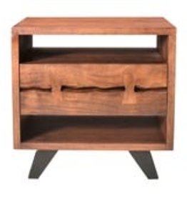 Moes Home Collection Moe's Hettie Floating Nightstand Dark Brown