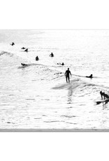 Streamline Art Silhouette Surfers 30 x 45
