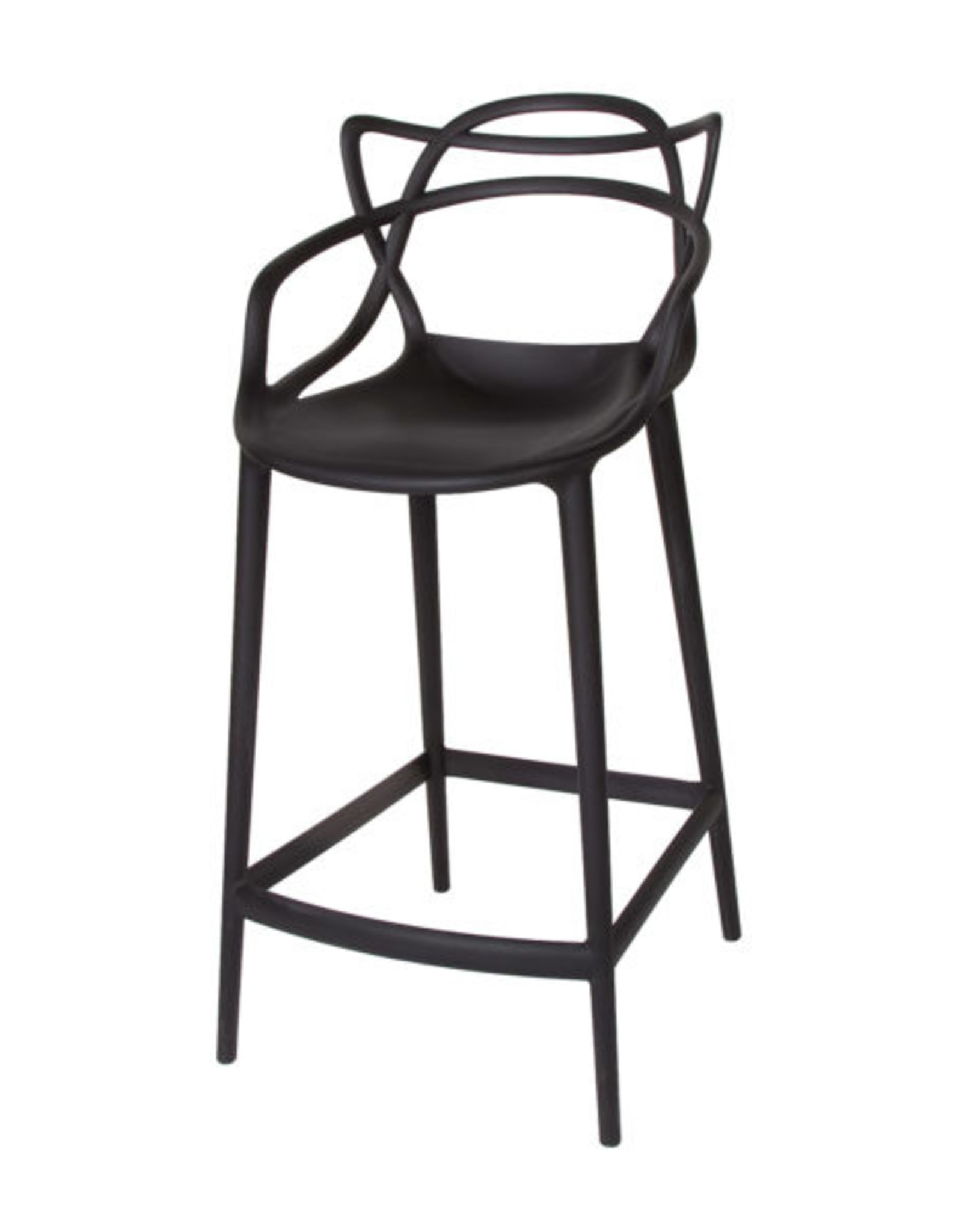 Style In Form SIF Crane Counter Stool CRA-005 Matte Black