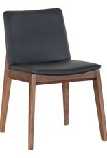 Moes Home Collection Moes Deco Dining Chair Black PVC BC-1016-48