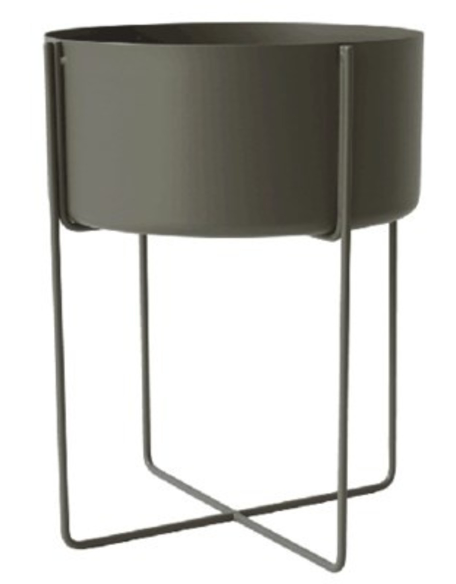 Planter CJ Nape Black Speckle w/Stand