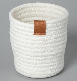 Cathay Planter Cathay White Cotton Rope 5.25” D 08-1978