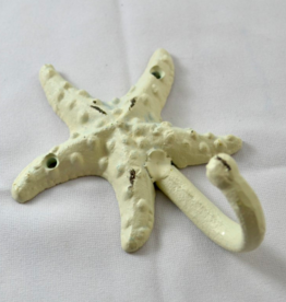 Nostalgia Hook Nostalgia Starfish White 9 x 5 x 12 cm  652-005