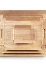 Cathay Tray Cathay Bentwood 15.75” x 11.5” x 2”H 10-2454