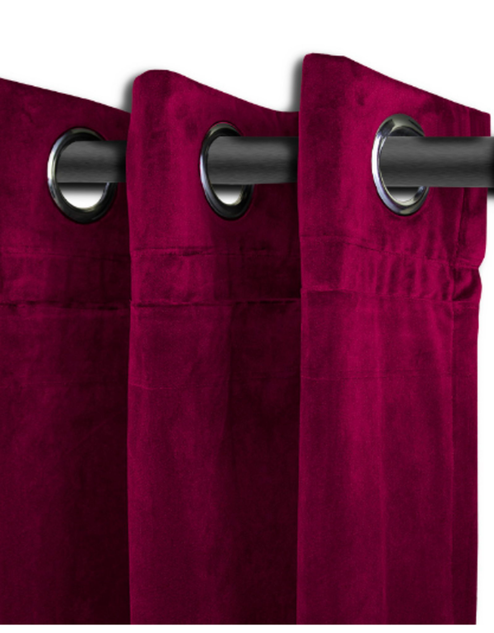 Alamode Home Curtains RJS Langtry Wine S/2