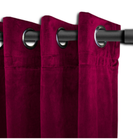 Alamode Home Curtains RJS Langtry Wine S/2