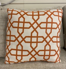 Ratana Cushions Ratana 16” Outdoor FO7074 Bevel Mandarin