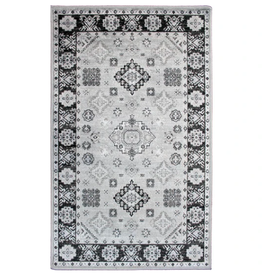 Rugs Avocado Artificial Silk 2'4 x 7'3  Kazak Silver