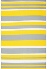 Rugs Viana Fiesta Outdoor Plastic Yellow Stripe 4’ x 6’