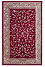 Rugs Avocado Artificial Silk 2'4 x 3'7 Sarook Red