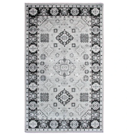 Rugs Avocado Artificial Silk 2'4 x 3'7 Kazak Silver