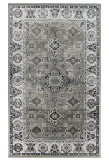 Rugs Avocado Artificial Silk 2'4 x 3'7 Kazak Slate Gray