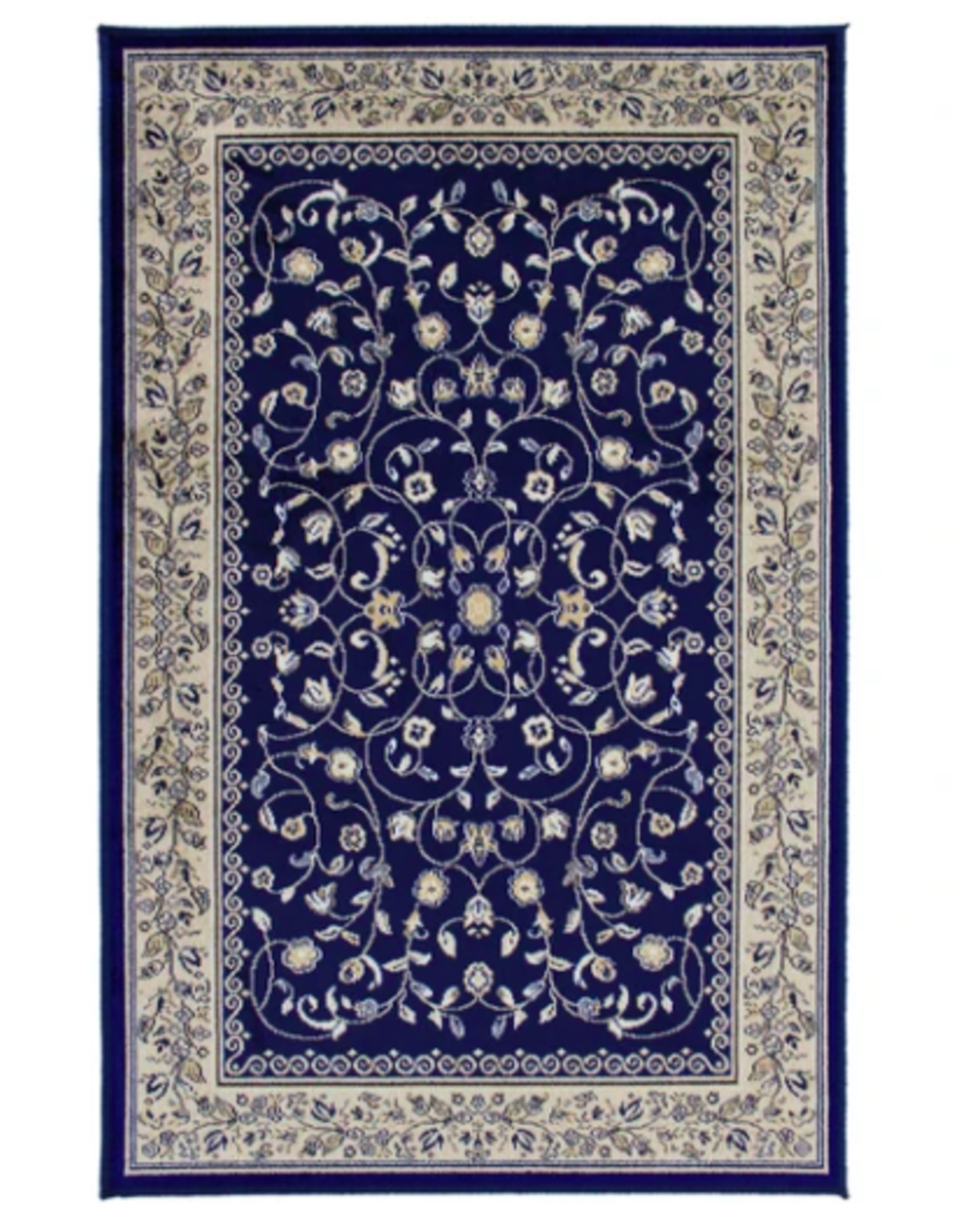 Rugs Avocado Artificial Silk 2'4 x 3'7 Sarook Navy