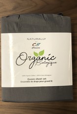 Intermark Sheets Set Intermark Organic Cotton Queen Charcoal